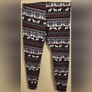 Christmas leggings Medium